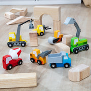 Wooden Construction Site Vehicles A6