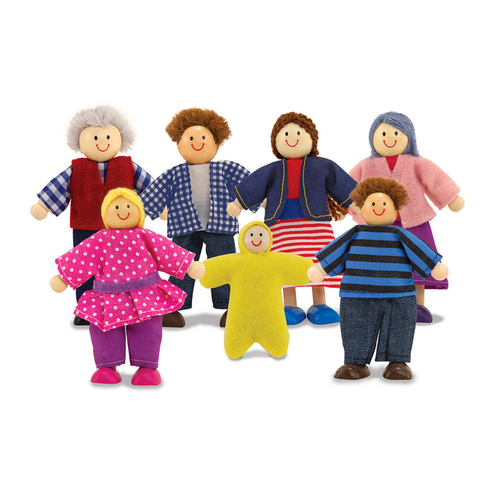 Wooden Doll Family R7