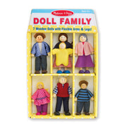Wooden Doll Family R7