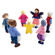 Wooden Doll Family R7