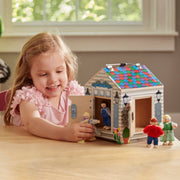 Wooden Doorbell House Z6