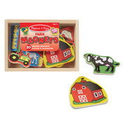 Wooden Farm Magnets I4