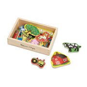 Wooden Farm Magnets I4