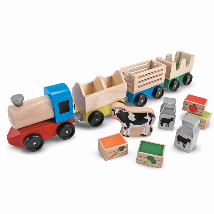 Wooden Farm Train O8