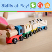 Wooden Farm Train O8