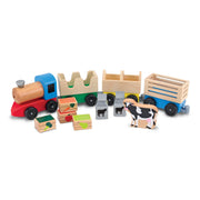 Wooden Farm Train O8