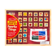 Wooden Favorite Things Stamp Set Z6