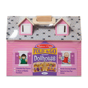 Wooden Fold & Go Dollhouse Q0