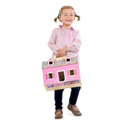 Wooden Fold & Go Dollhouse Q0