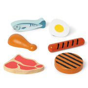 Wooden Food Groups Play Set – Protein Q1