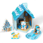 Wooden Gingerbread House Play Set – Winter Frost K0