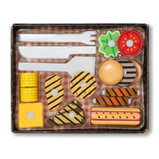Wooden Grill & Serve BBQ Set U4