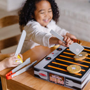 Wooden Grill & Serve BBQ Set U4