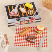 Wooden Grill & Serve BBQ Set U4
