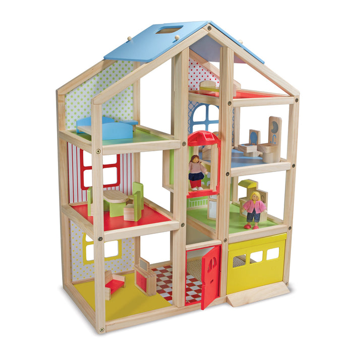 Wooden Hi-Rise Dollhouse C7