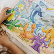 Wooden Jigsaw Puzzle - Under the Sea - 24 Pieces H9