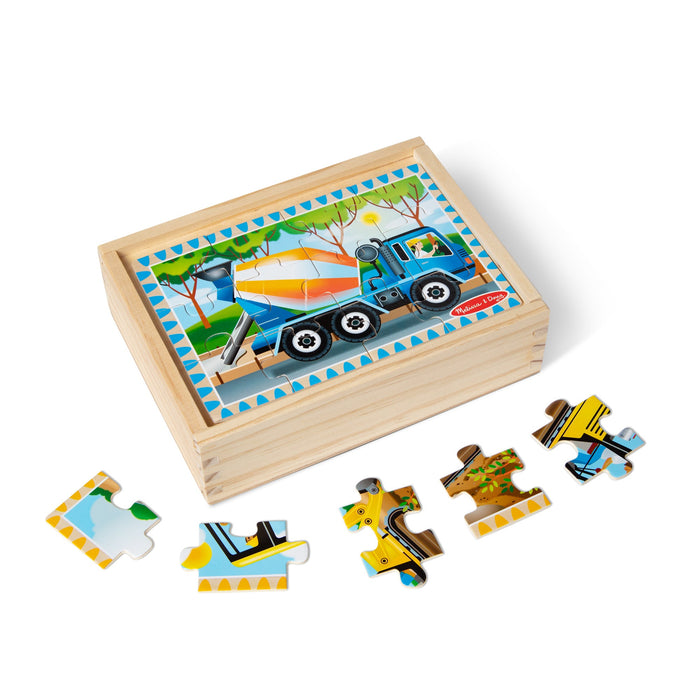 Wooden Jigsaw Puzzles in a Box - Construction J3