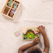 Wooden Jigsaw Puzzles in a Box - Dinosaurs A4