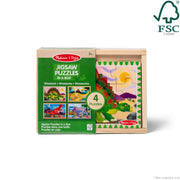 Wooden Jigsaw Puzzles in a Box - Dinosaurs G0