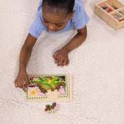 Wooden Jigsaw Puzzles in a Box - Dinosaurs G0