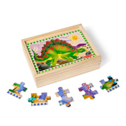 Wooden Jigsaw Puzzles in a Box - Dinosaurs G0