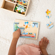 Wooden Jigsaw Puzzles in a Box - Pets M1