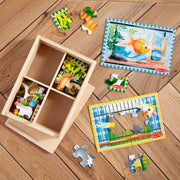 Wooden Jigsaw Puzzles in a Box - Pets M1