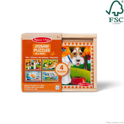 Wooden Jigsaw Puzzles in a Box - Pets M1