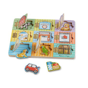Wooden Magnetic Hide & Seek Board F3