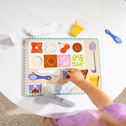 Wooden Magnetic Ice Cream Puzzle & Play Set - 16 Pieces D9