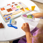 Wooden Magnetic Ice Cream Puzzle & Play Set - 16 Pieces D9