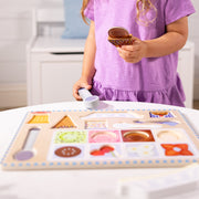 Wooden Magnetic Ice Cream Puzzle & Play Set - 16 Pieces D9