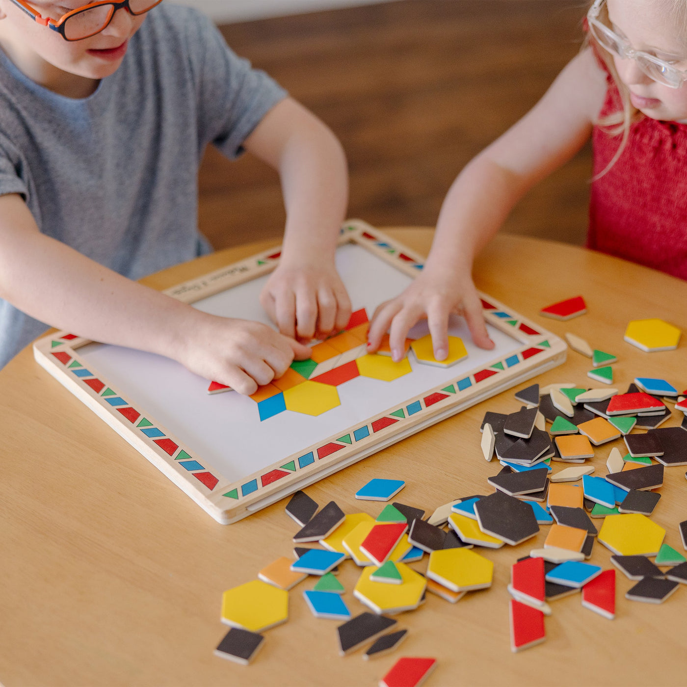 Wooden Magnetic Pattern Block Kit V9