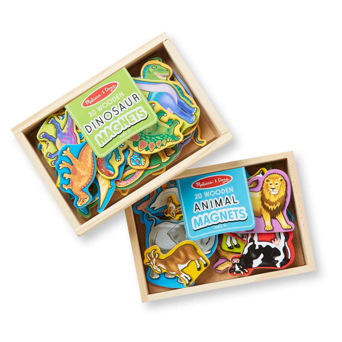 Wooden Magnets Bundle - Animals and Dinosaurs V8