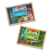 Wooden Magnets Bundle - Animals and Dinosaurs V8