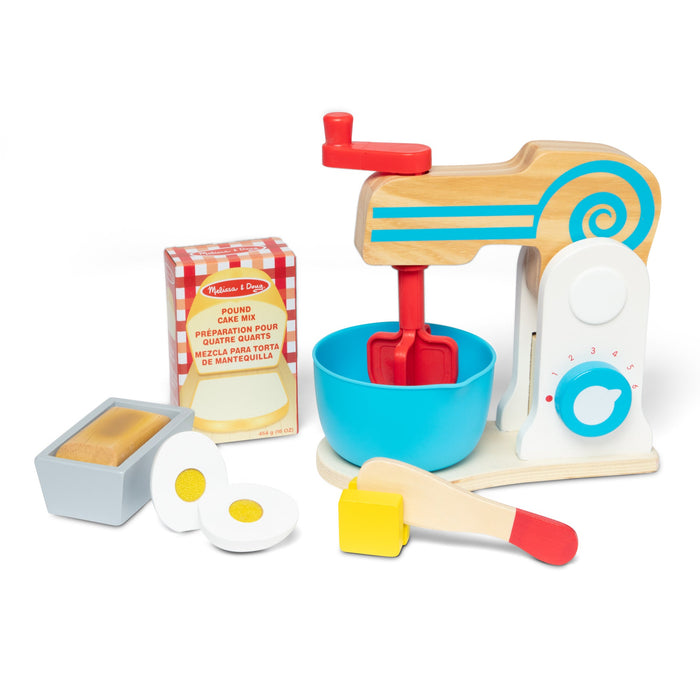 Wooden Make-a-Cake Mixer Set U7
