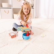 Wooden Make-a-Cake Mixer Set U7