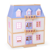 Wooden Multi-Level Dollhouse P0