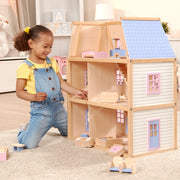 Wooden Multi-Level Dollhouse P0