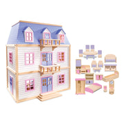 Wooden Multi-Level Dollhouse P0