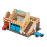 Wooden Service Station Parking Garage J4