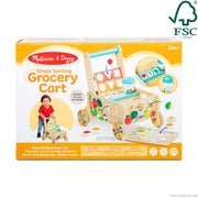 Wooden Shape Sorting Grocery Cart P7