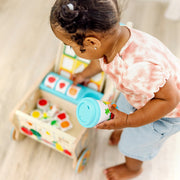 Wooden Shape Sorting Grocery Cart P7