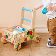 Wooden Shape Sorting Grocery Cart P7