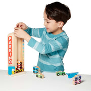 Wooden Stack & Count Parking Garage J4