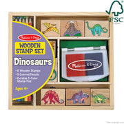 Wooden Stamp Set - Dinosaurs E2
