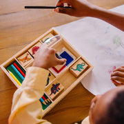 Wooden Stamp Set - Dinosaurs O7