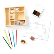 Wooden Stamp Set - Horses P8