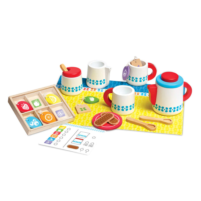 Wooden Steep & Serve Tea Set J2