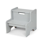 Wooden Step Stool – Gray I4